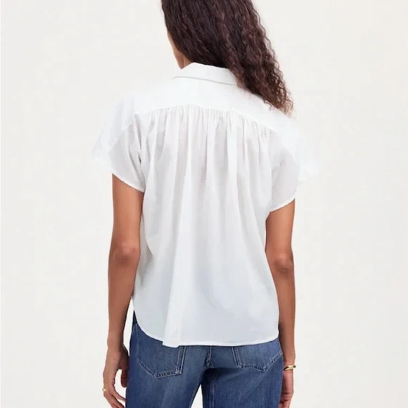 Cap-Sleeve A-Line Top Madewell NWT - Picture 3 of 3